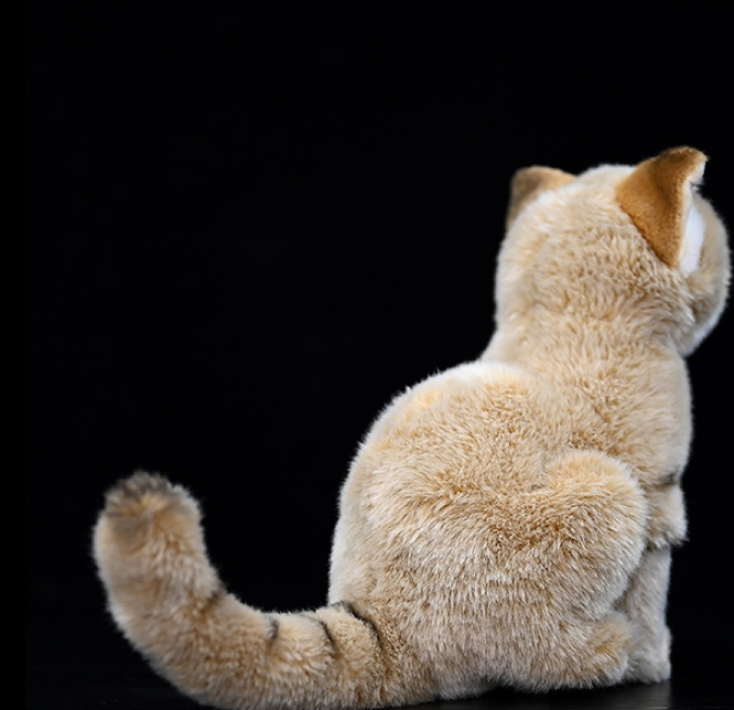 Sandy Sitting Kitty Realistic Plush — photo 2