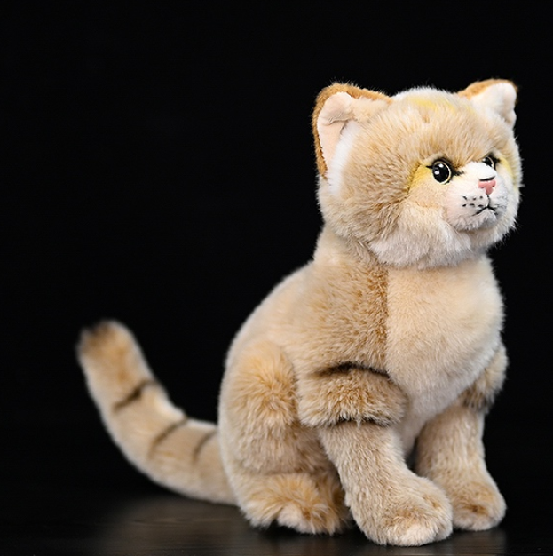 Sandy Sitting Kitty Realistic Plush — photo 4