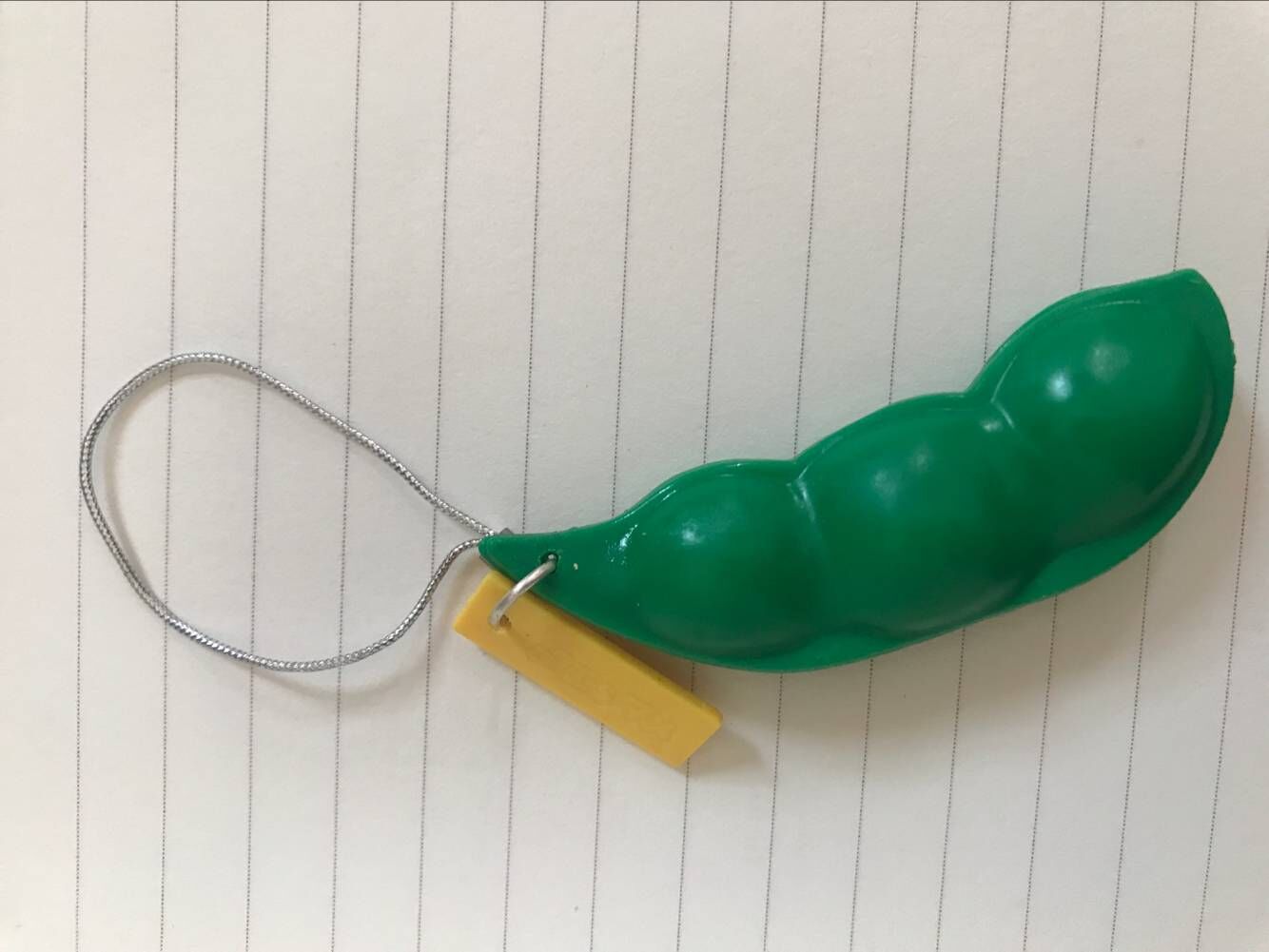 Pop-a-Pea Edamame Keychain