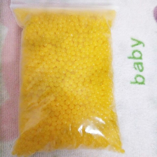 Golden Yellow Foam Bead Slime Filler