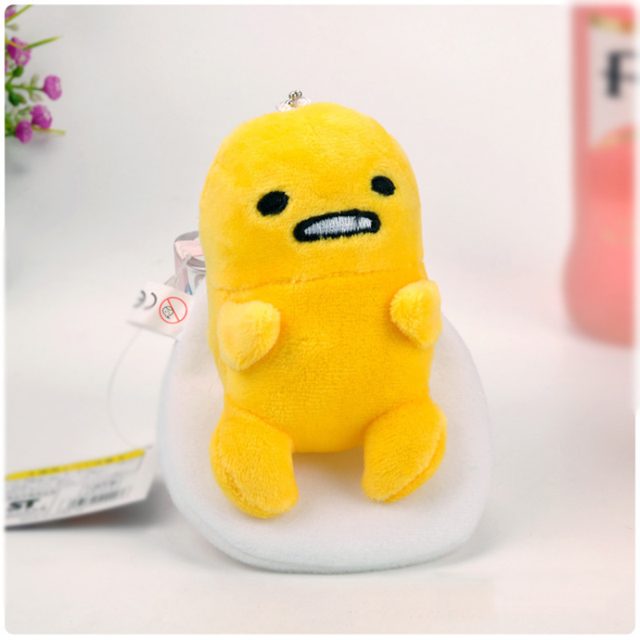 Lazy Egg Keychain Plush