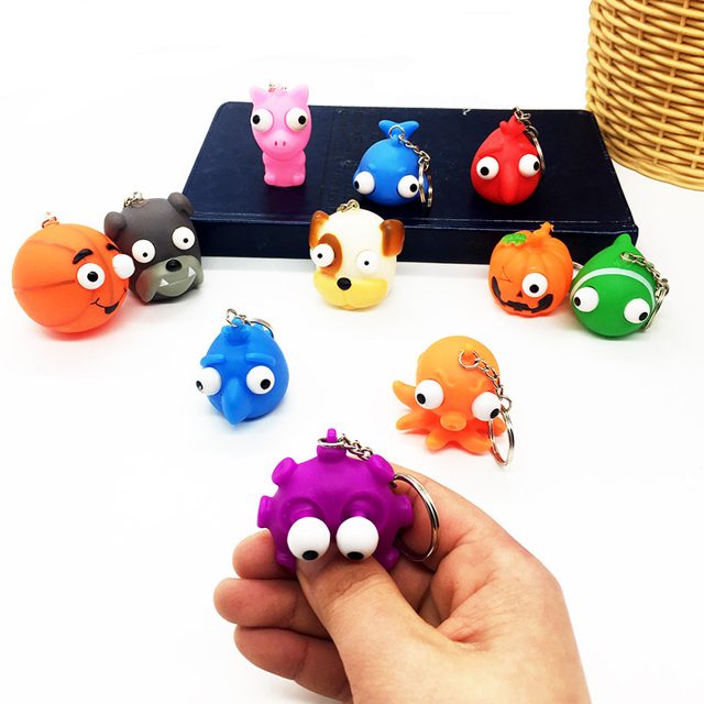 Eye-Popping Squeeze Keychains