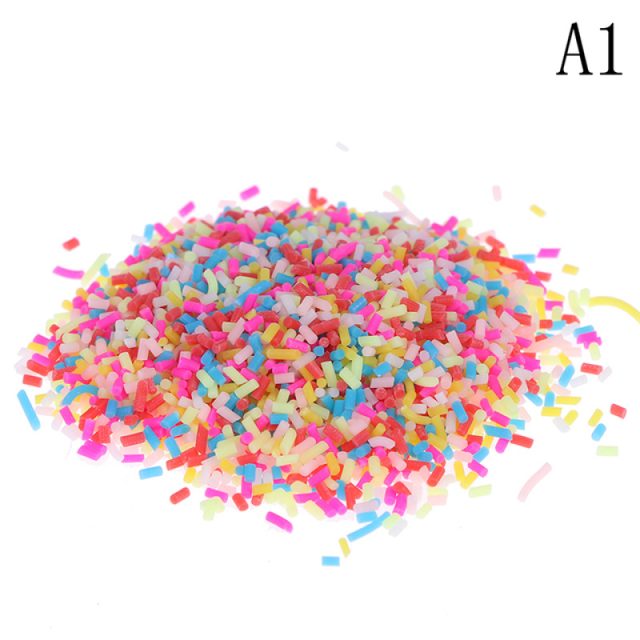 Rainbow Sprinkle Strands Slime Filler