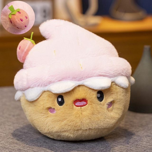 Strawberry Cupcake Cutie Plush