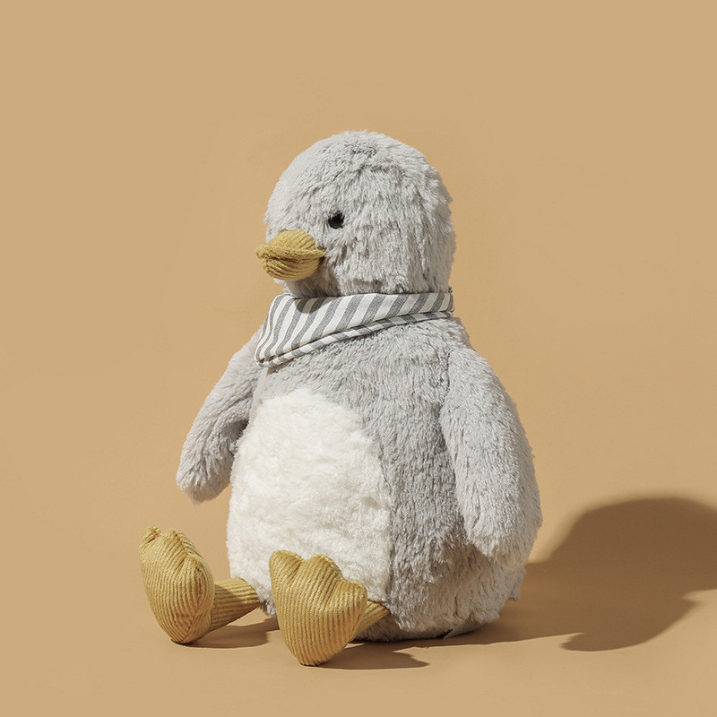 Cozy Gray Penguin in a Scarf Plush โ photo 5