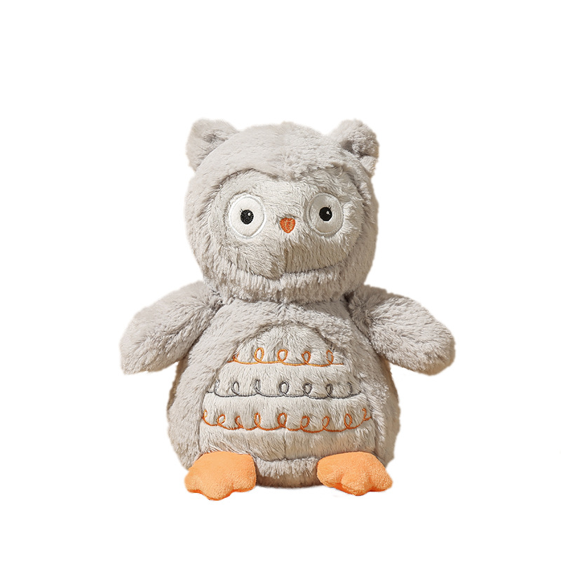 Hoot the Fluffy Gray Owl Plush — photo 5