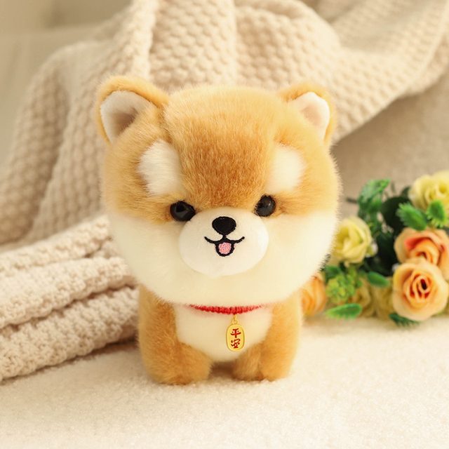 Chubby Shiba Akita Puppy Plushie