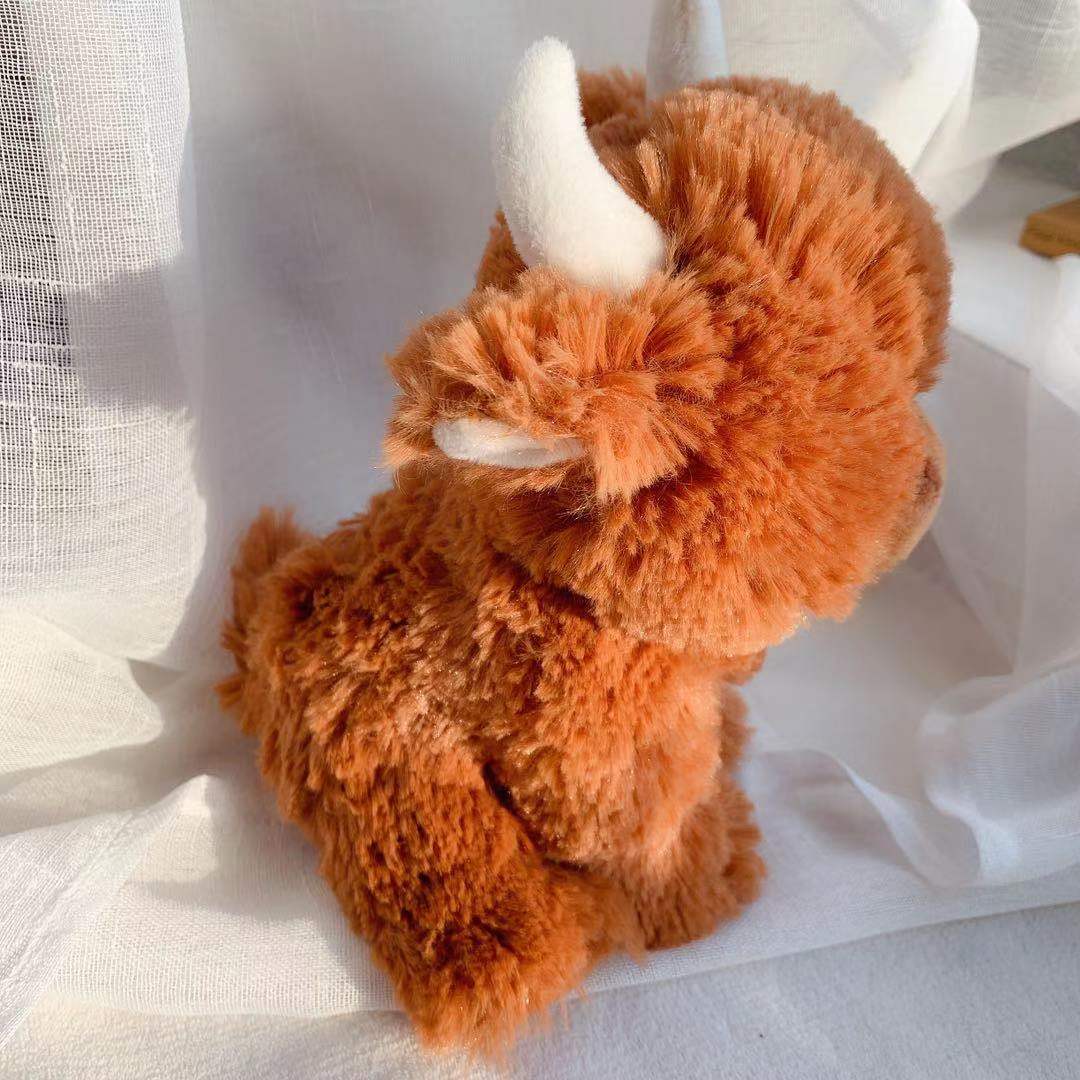 Fluffy Highland Cow Plush