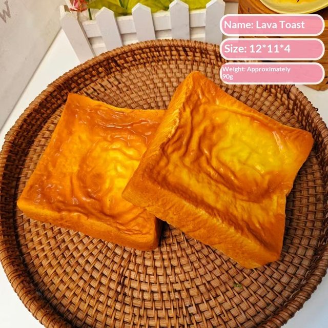 Lava Toast Slab Squishy