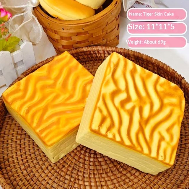 Tiger Skin Sponge Cake Squishy