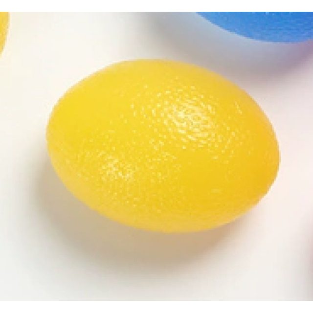 Lemon-Yellow Egg Squeeze Stress Ball