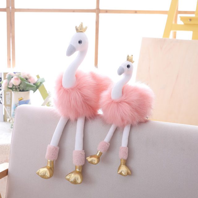 Crowned Ballerina Flamingo Plush