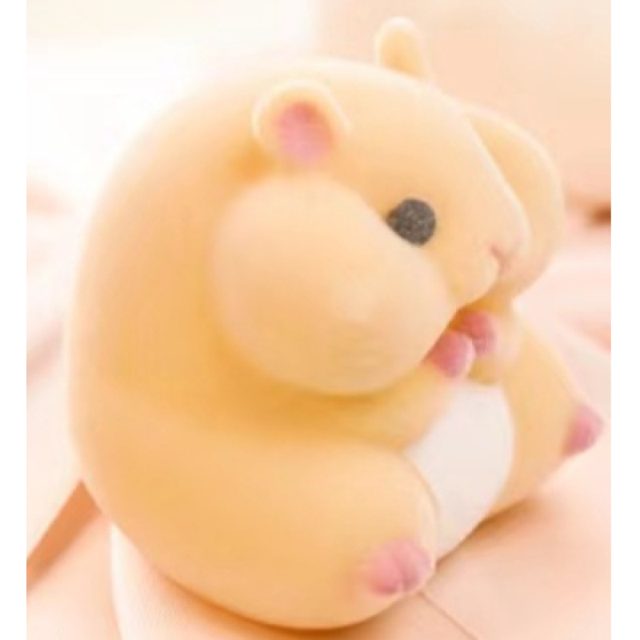 Velvety Flocked Hamster Squishy โ photo 3