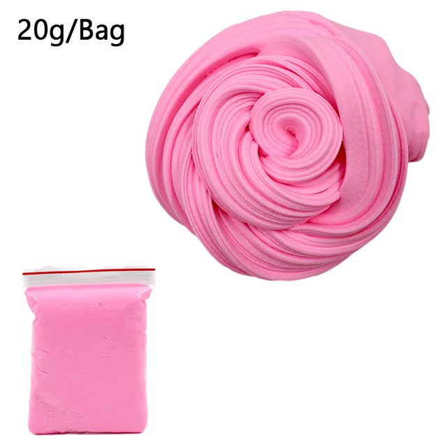 Bubblegum Pink Fluffy Cloud Slime