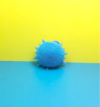 Spiky Puffer Squeeze Ball