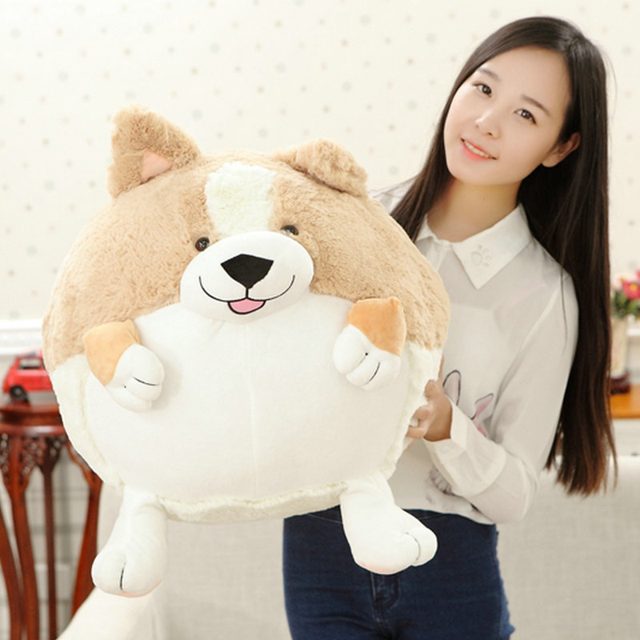 Roly-Poly Round Corgi Pillow Plush — photo 3