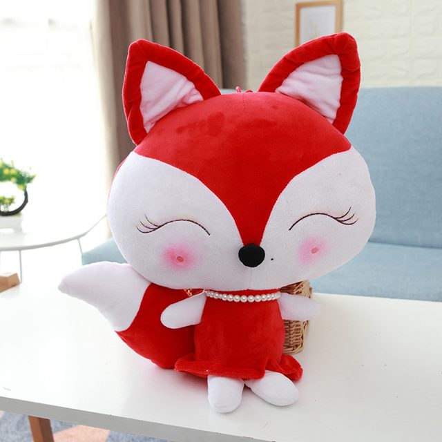Blushing Sweetheart Fox Plush