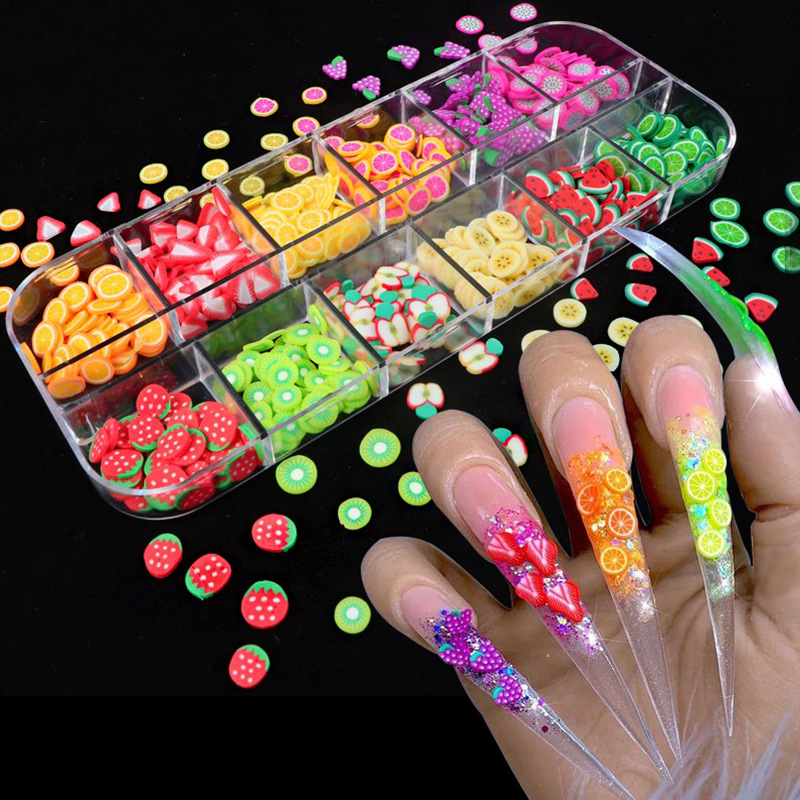 Fruit Slice Polymer Clay Slime Sprinkles