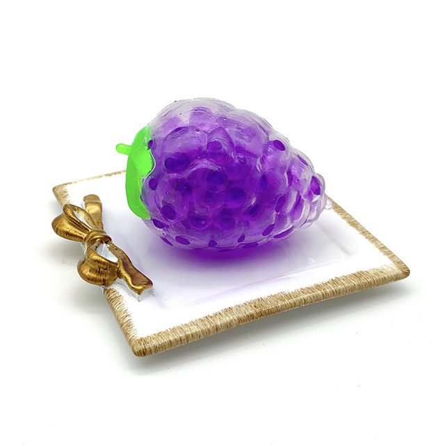 Squishy Grape Bunch Bead Squeeze Ball