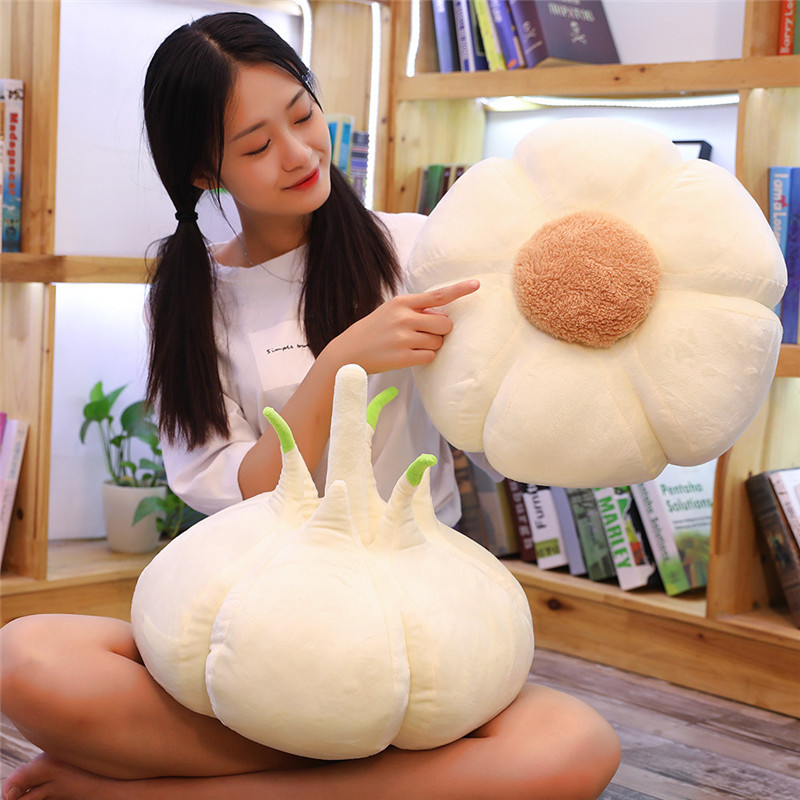 Giant Squishy Garlic Bulb Pillow Plush — photo 4