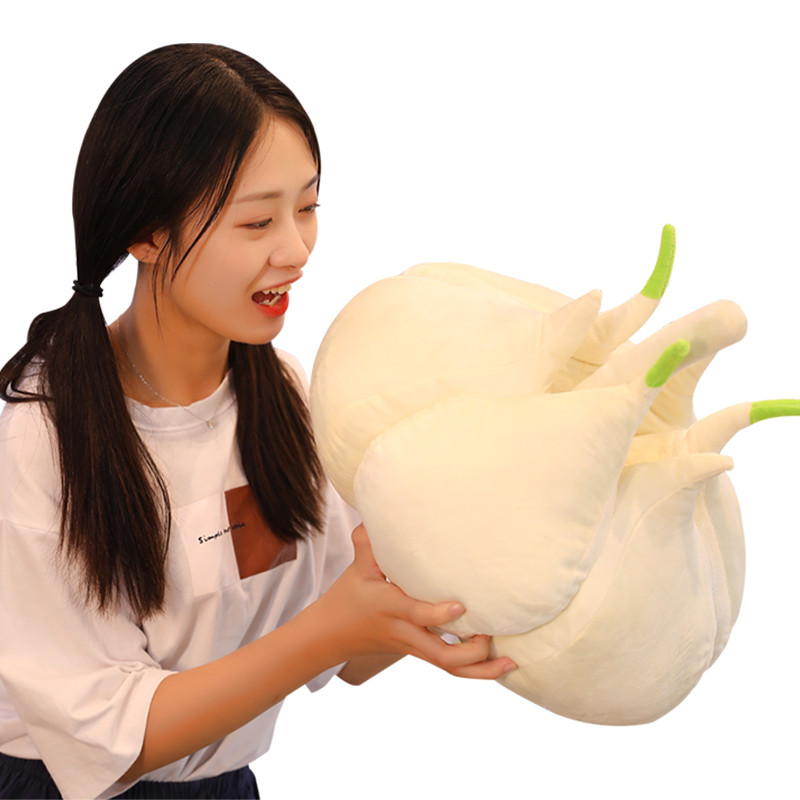 Giant Squishy Garlic Bulb Pillow Plush — photo 5