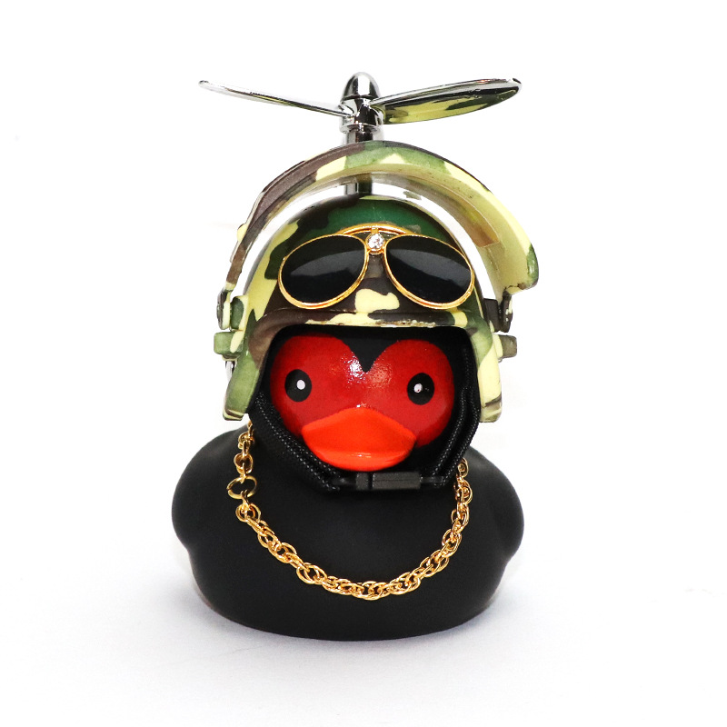 Ginger Female Duck Black Three-level Toy — photo 2