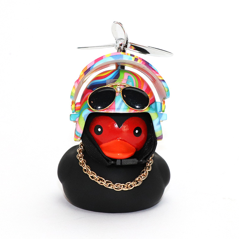 Ginger Female Duck Black Three-level Toy