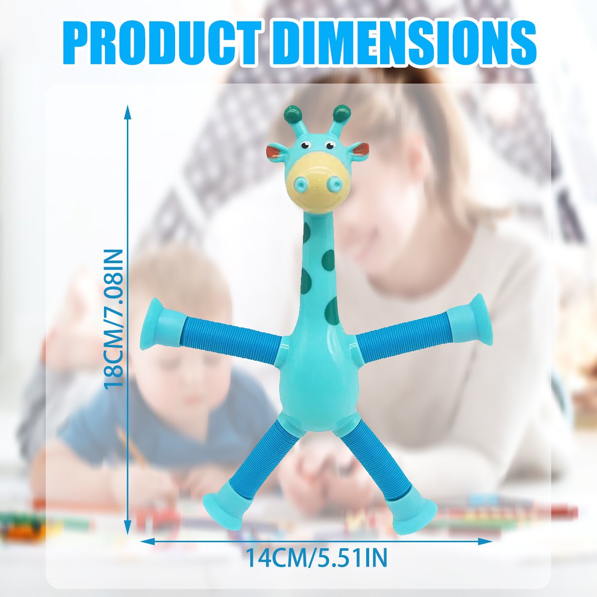 Giraffe Tubes Sensory Spring Stretch Squeeze Toy โ photo 5