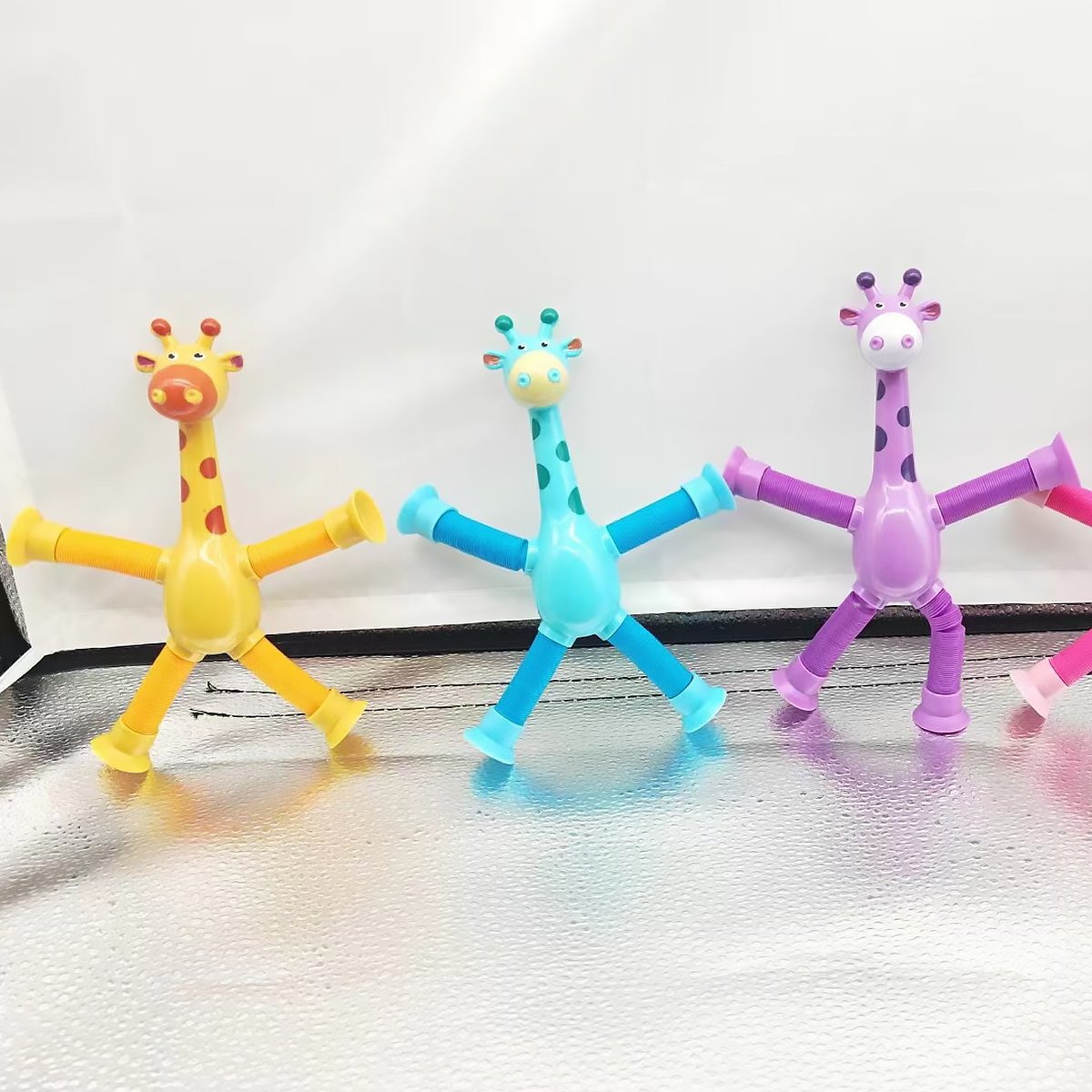 Giraffe Tubes Sensory Spring Stretch Squeeze Toy
