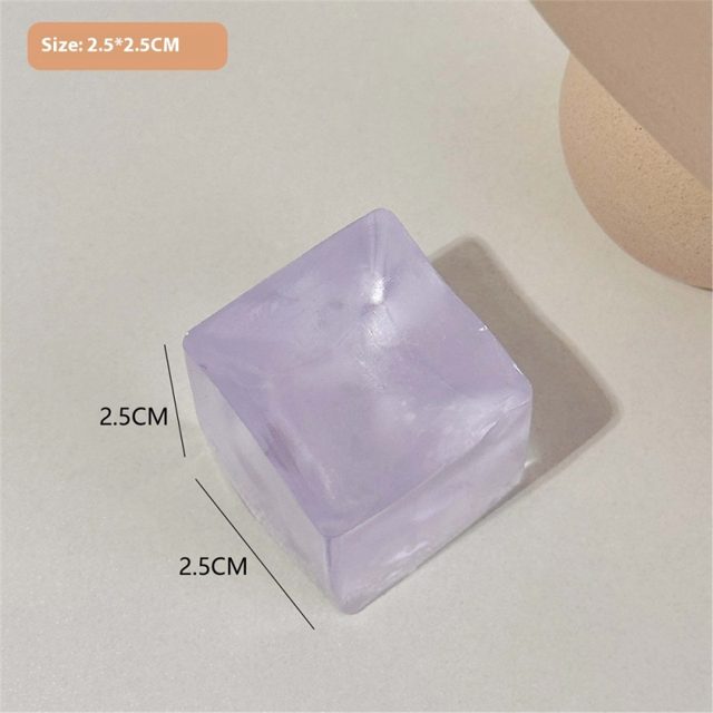 Purple Ice Cube Jelly Squishy