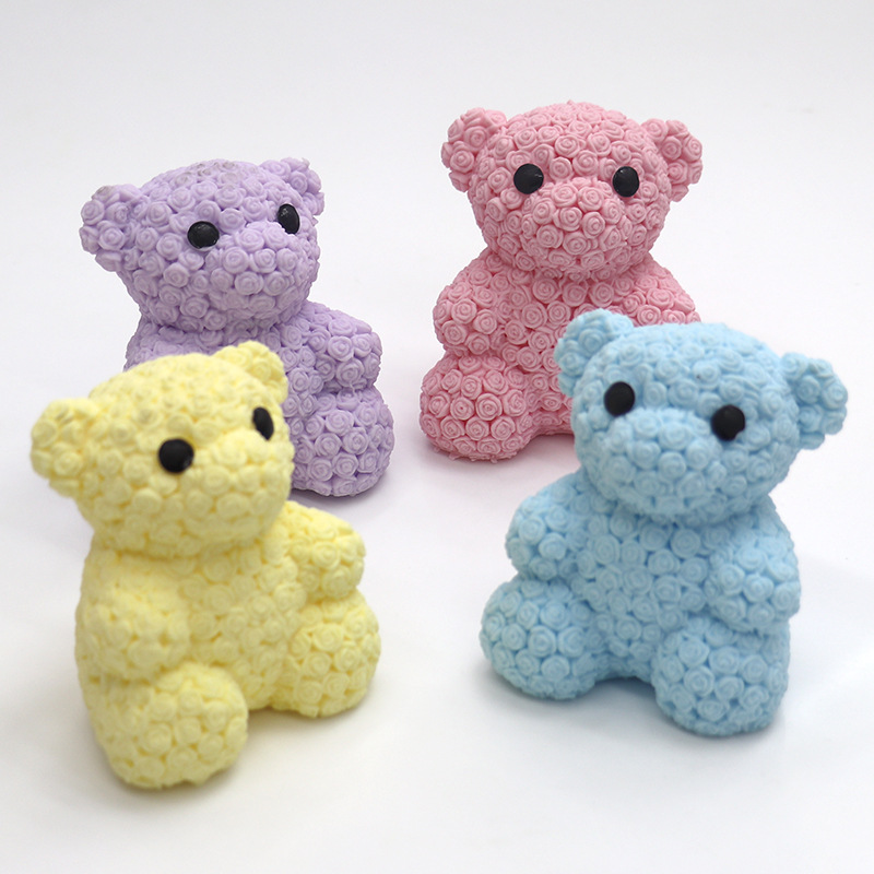 Rose Petal Squishy Bear