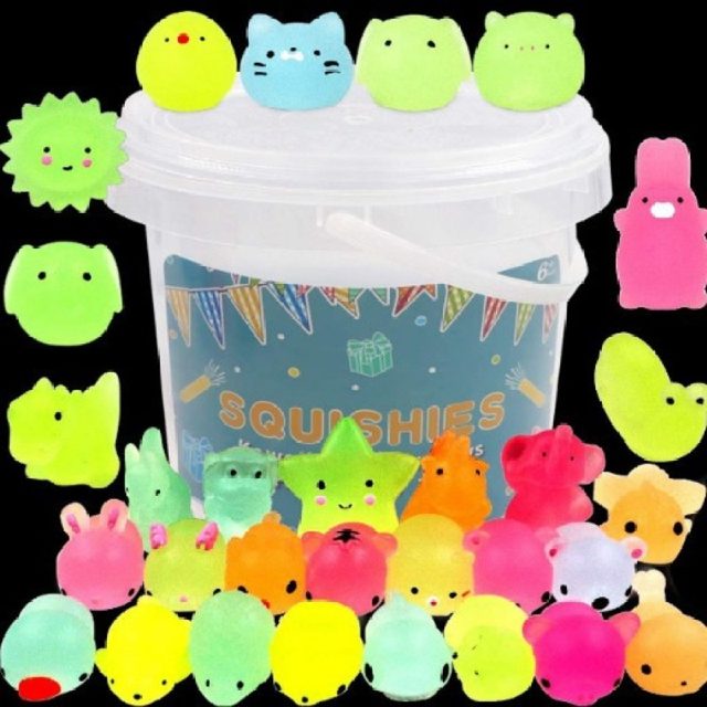24-Pack Glow-in-the-Dark Mini Mochi