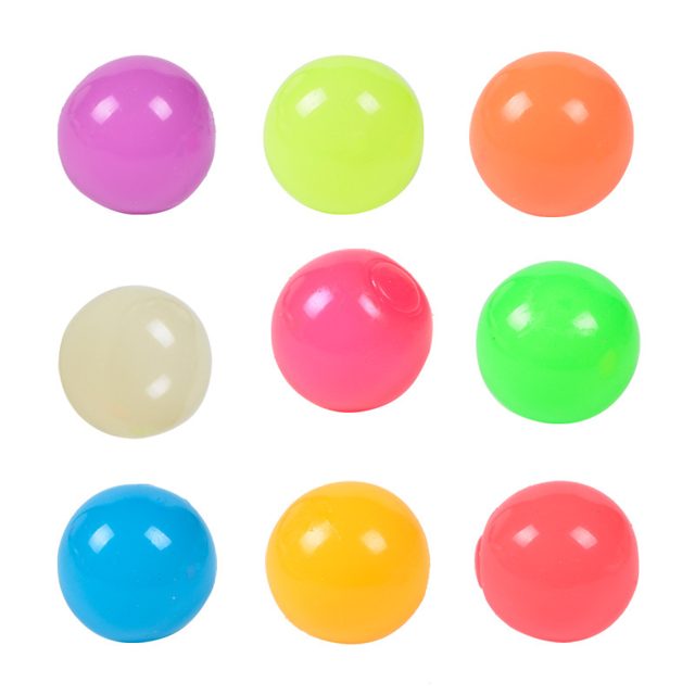 Glow-in-the-Dark Sticky Wall Balls