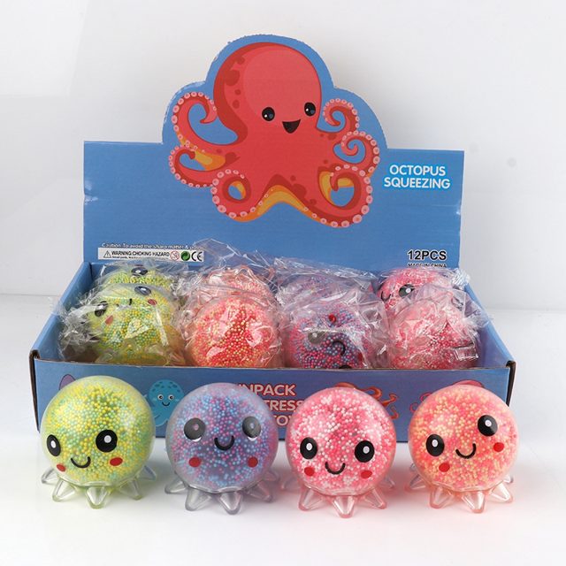 Light-Up Bead Octopus Squishy