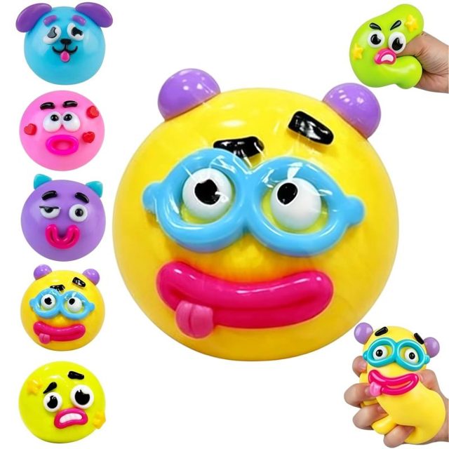 Build-a-Goofy-Face Squeeze Ball — photo 3