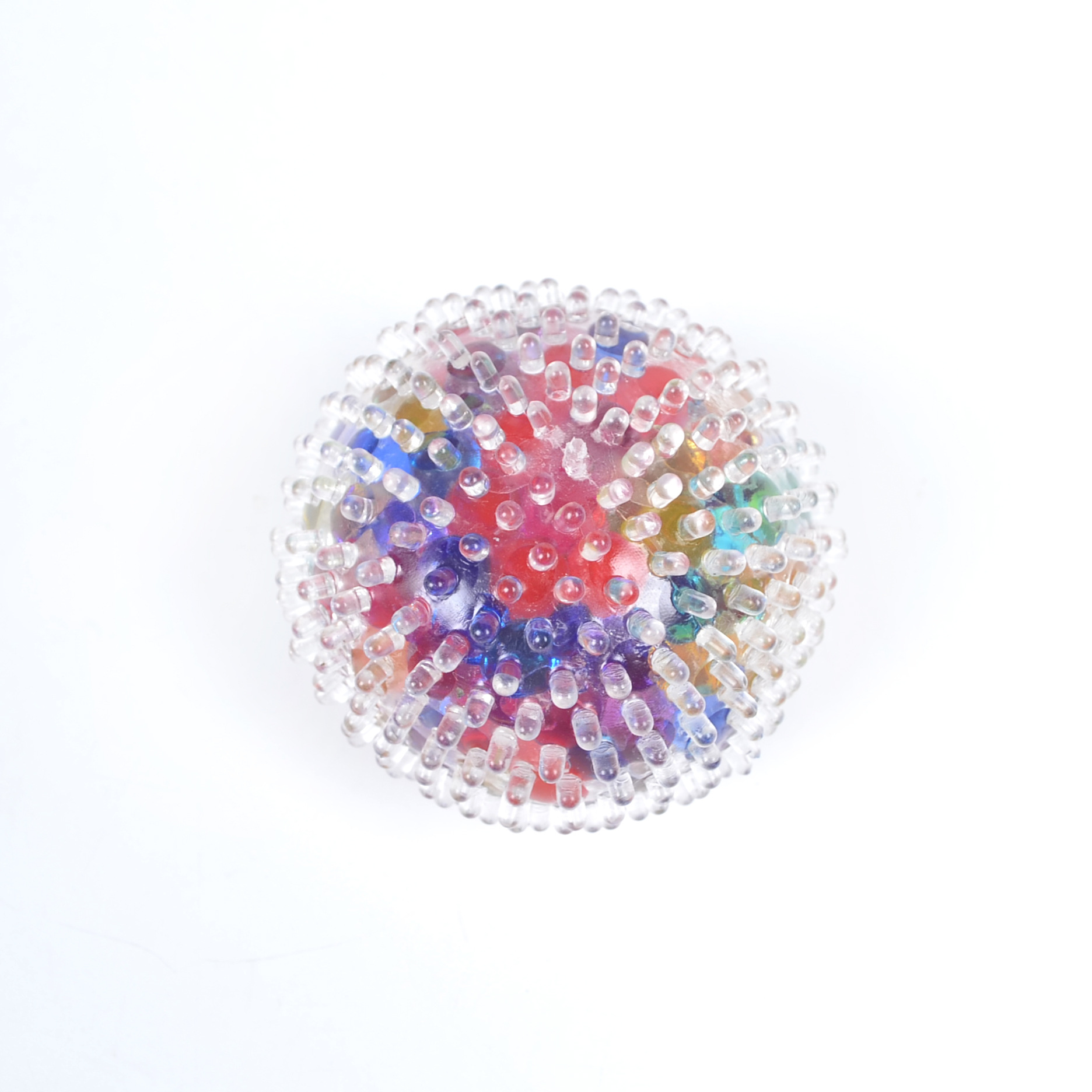 Rainbow Bead Spiky Squeeze Ball — photo 3