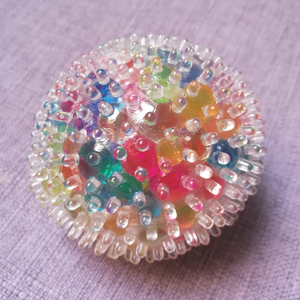 Rainbow Bead Spiky Squeeze Ball — photo 4