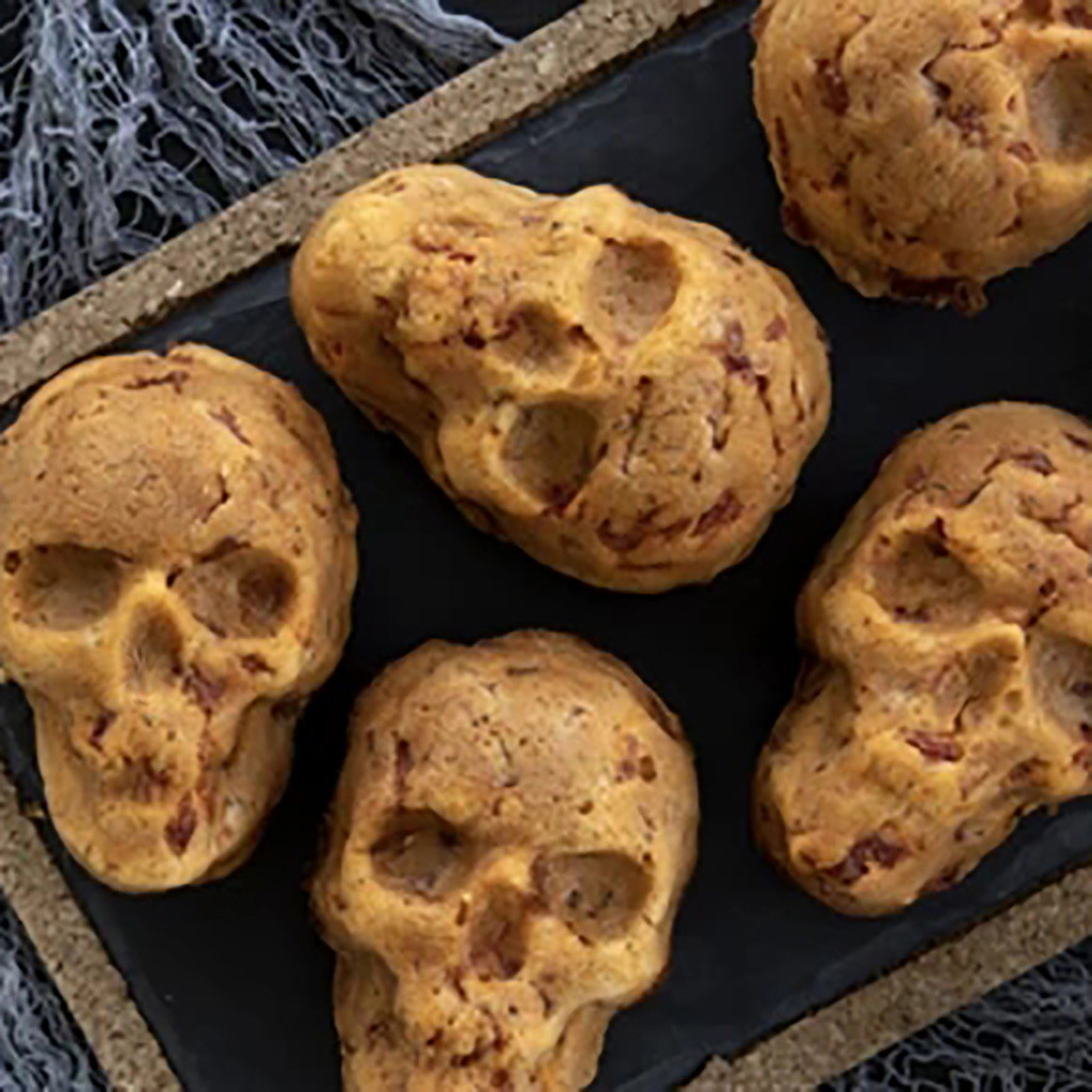 Halloween 2 Skull Silicone Mold Toy