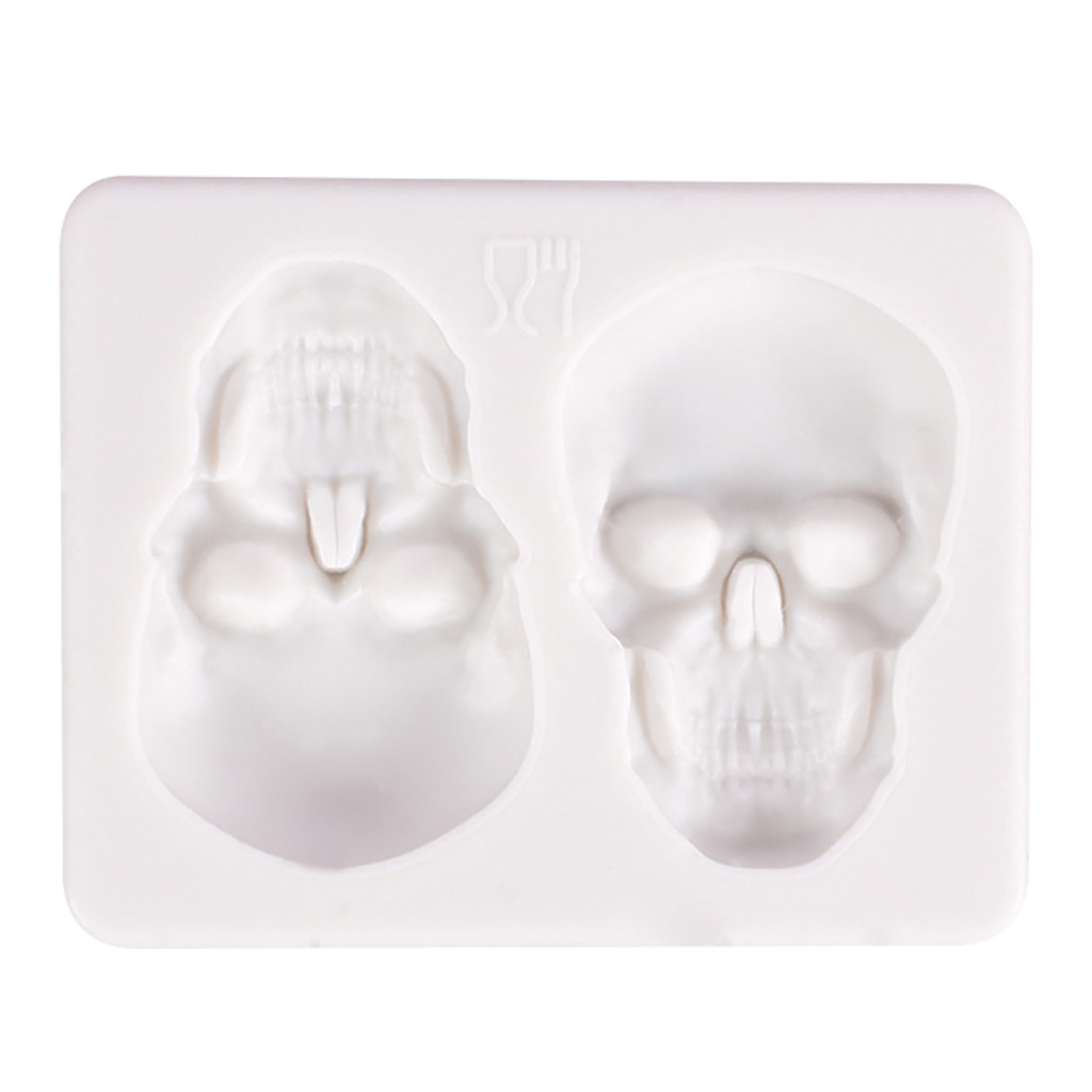 Halloween 2 Skull Silicone Mold Toy — photo 3