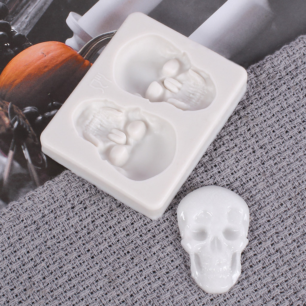 Halloween 2 Skull Silicone Mold Toy — photo 5
