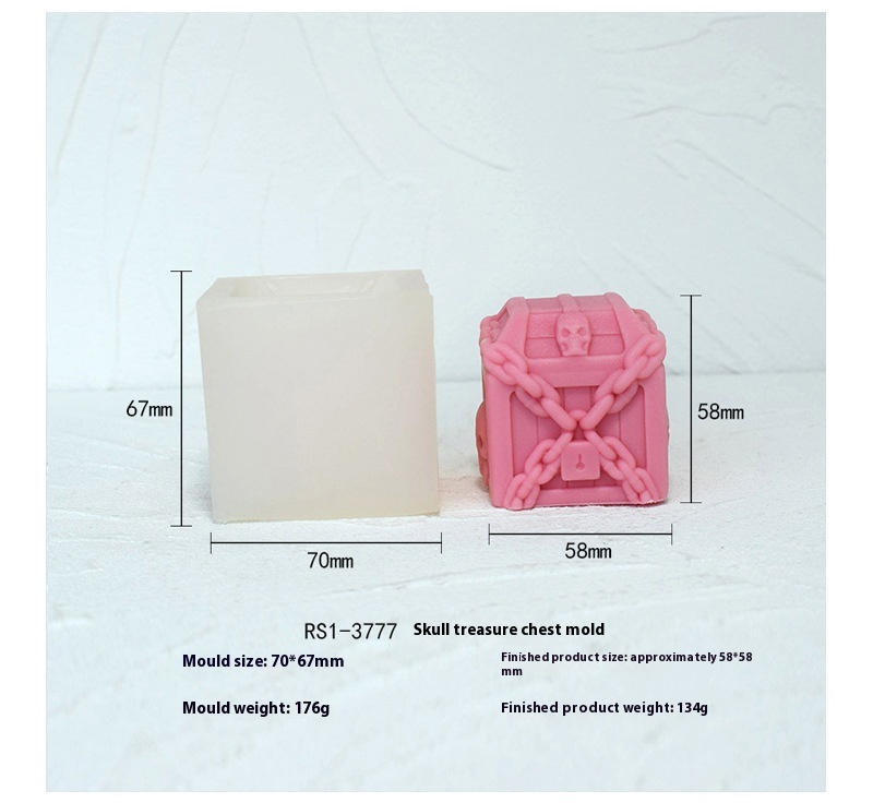 Halloween Multiple Skull Silicone Mold Toy — photo 5