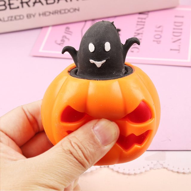 Pop-Up Spooky Ghost Pumpkin Toy