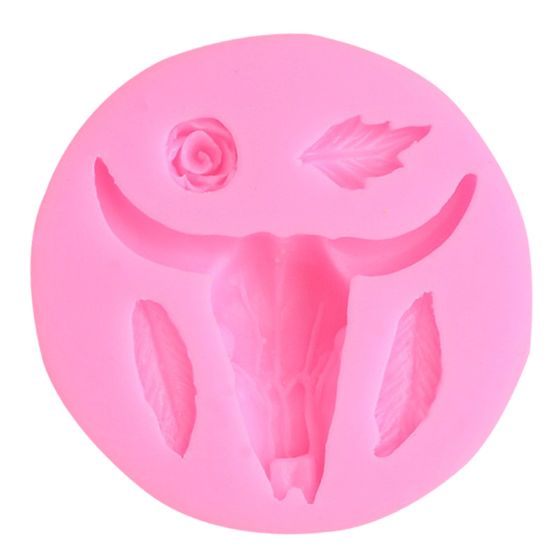 Halloween Skull Silicone Fondant Cake Toy — photo 4
