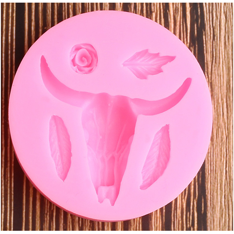 Halloween Skull Silicone Fondant Cake Toy