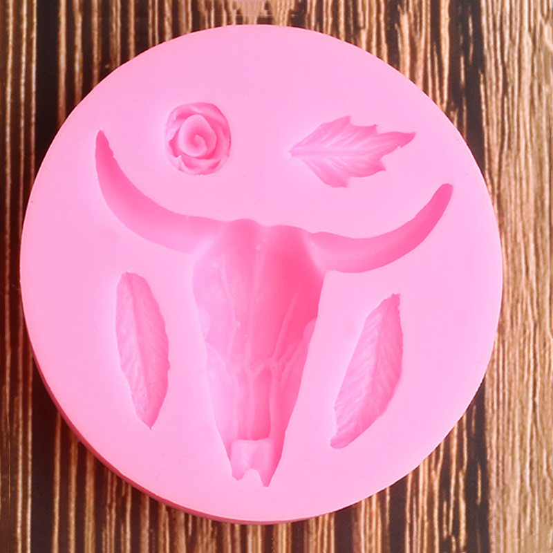 Halloween Skull Silicone Fondant Cake Toy — photo 3