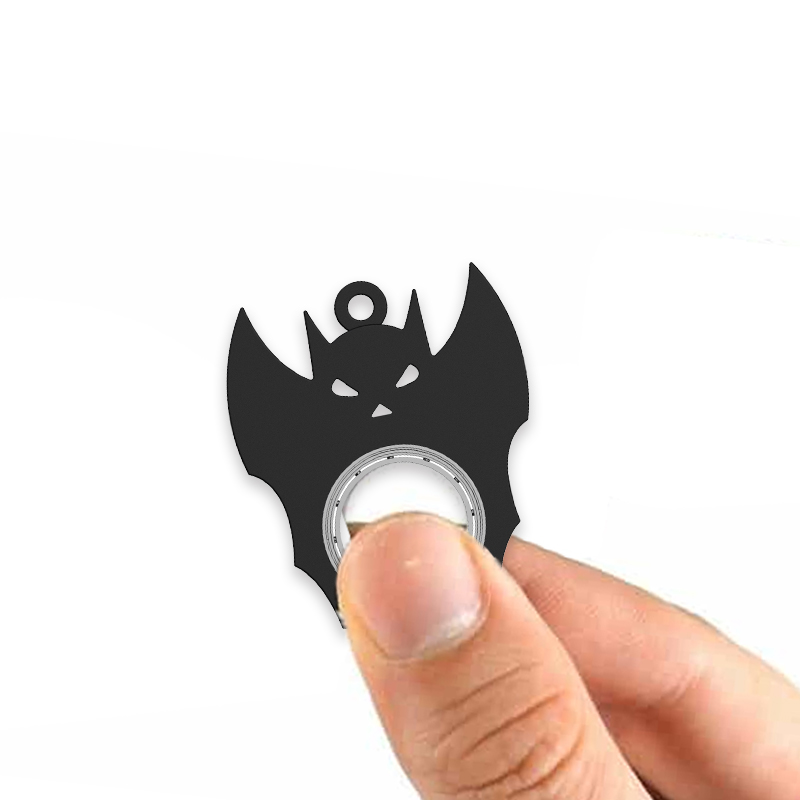 Halloween Spinner Bat Demon Ghost Keychain โ photo 3