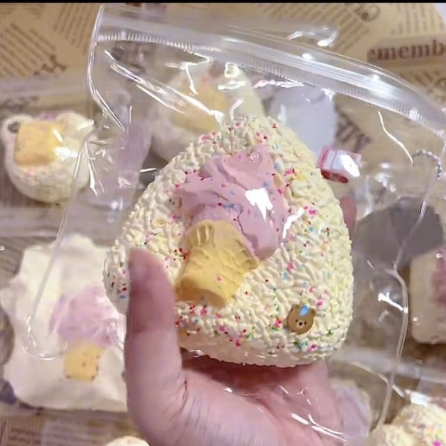 Sprinkle Cream Onigiri Squishy