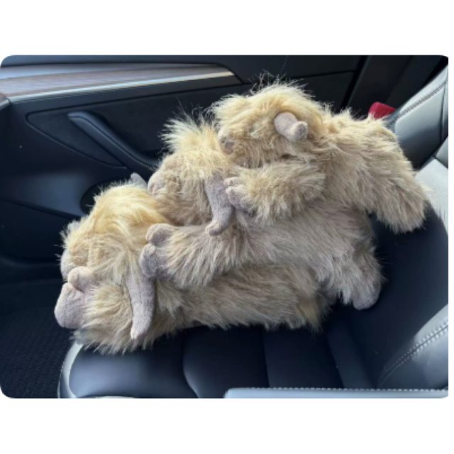 Fluffy Highland Cow Plushie — photo 2