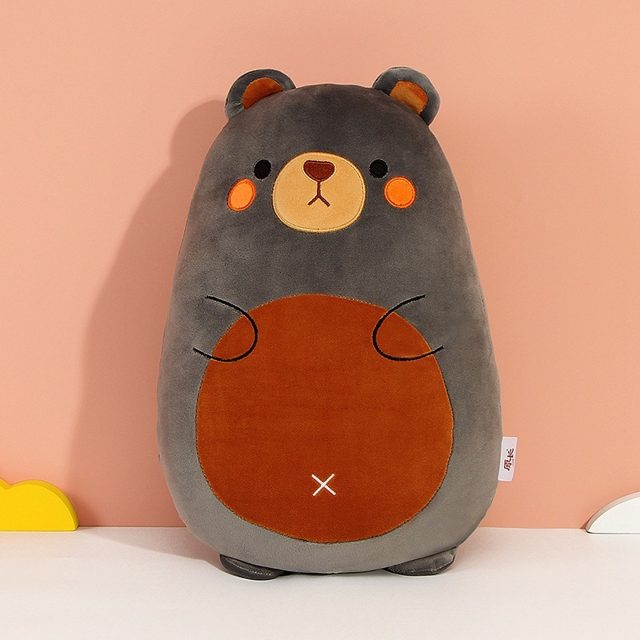 Grumpy-Cute Bear Squish Pillow Plush — photo 2