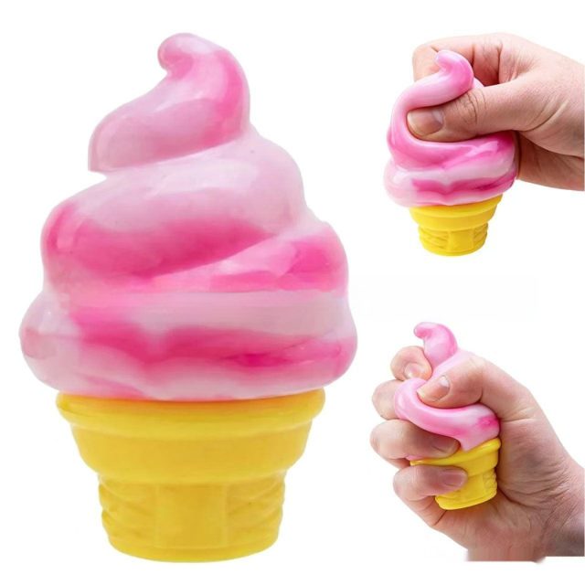 Cotton-Candy Swirl Ice Cream Squishy — photo 2